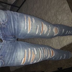 super stretchy low rise jeans